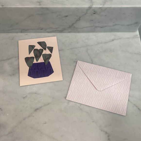 NWT Green Inspired - Blank Potted Plant Cards with Matching Envelopes - Picture 3 of 4